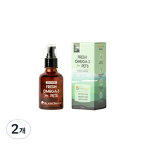 씽크라이크펫 반려동물 알래스카 프레시 오메가3 영양제 50ml, 어유, 2개