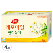 동서 캐모마일 현미녹차, 1.5g, 80개입, 4개