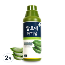 녹십초 알로에 해피생 알로에겔, 2개, 1000ml