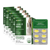 내츄럴플러스 스트레스 엔 테아닌, 60정, 6개