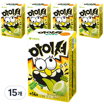 오리온 아이셔캔디 청사과맛, 42g, 15개