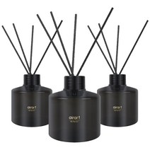 에어아트 에어테리어 아로마 디퓨저 200ml x 3p + 리드스틱 15p 세트, 로즈 스파클
