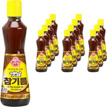 오뚜기 옛날참기름, 320ml, 12개