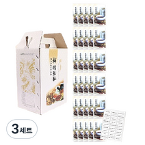 필레오 메세지 한약 봉투 세트, 울릉도체 아빠 딸버전, 3세트
