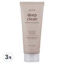 아브카 모공 딥클린 바하 클렌징 폼, 200ml, 3개