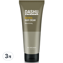 다슈 데일리 내추럴 내림머리 헤어 크림, 3개, 150ml