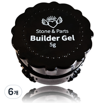 메이브라운 빌더젤 네일파츠 앤 네일스톤 전용LED 네일글루 5g K003MGBD05, 6개