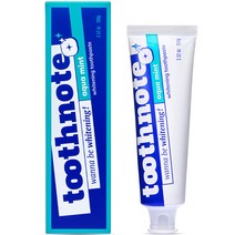 투스노트 미백 치약 아쿠아민트향, 100g, 1개