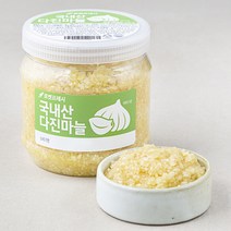 국내산 다진마늘 용기 900g, 1통
