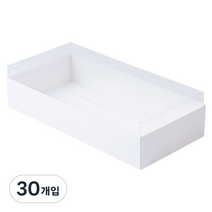 봄91 투명 PET덮개 마카롱 상자 대 22 x 10.3 x 5.3 cm, 30개입