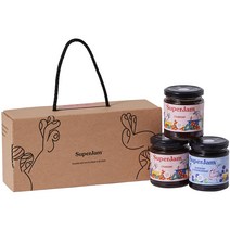 슈퍼잼 스트로베리 잼 212g x 2p + 블루베리앤블랙커런트 212g 선물세트, 1세트