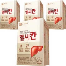 종근당건강 헬씨칸 밀크시슬 영양제, 30정, 4개