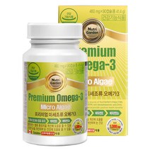 뉴트리가든 프리미엄 미세조류 오메가 3, 460mg, 1개