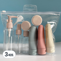 코메리 B0785 여행용 공병 디자인 컬러 세트, 3세트, NO.2