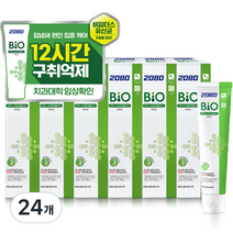 2080 바이오후레쉬 치약 쿨민트향, 150g, 24개