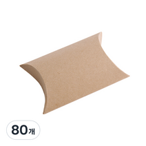 봄91 다용도 베개상자 미니 11.5 x 8.5 cm, 크라프트, 80개
