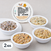짱죽 완료기 아기밥(13~14개월부터) B세트, 김모듬야채밥 + 한우잡채밥 + 흰살생선버섯밥 + 닭안심잡채밥, 720g, 2세트