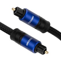 코드웨이 오디오 사운드바 SPDIF TOSLINK 광케이블 1.5m, 혼합색상, 1개