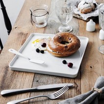 하우밍 리즈 사각접시, 화이트