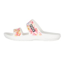 크록스 여성용 클래식 크로스 타이다이 그래픽 샌들 207283-928