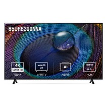 LG전자 4K UHD 울트라 HD TV, 163cm(65인치), 65UR8300NNA, 스탠드형, 방문설치