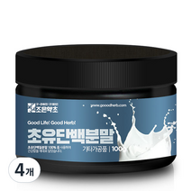 조은약초 초유 단백질 분말, 4개, 100g