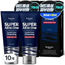 아케이 옴므 슈퍼올인원 여드름완화 트러블 폼클렌징, 160ml, 10개