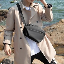 메이크미 사선 캐주얼 크로스 슬링백