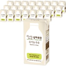 상하목장 유기농 우유, 24팩, 200ml