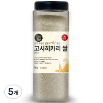 Prime Field 고시히카리 백미 특등급, 1kg, 5개