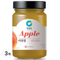 청정원 사과잼, 370g, 3개