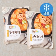 딜리조이 부대찌개 (냉동), 1kg, 2개입