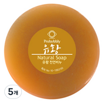 프로버블리 유황 중성 수제 비누, 110g, 5개