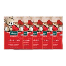 크나이프 바더크리스탈 하브디히리브 널사랑해 배쓰솔트, 60g, 5개