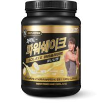 칼로바이 퍼펙트 파워쉐이크 아이솔레이트 유청 단백질 WPI 보충제 프로틴 파우더 바나나맛, 1개, 1000g