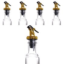 서울패키지 푸어러 오일마개 j형, 유광골드, 5개