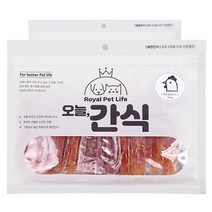로얄펫라이프 반려견 오늘간식 치킨슬라이스 350g, 닭고기맛, 2개
