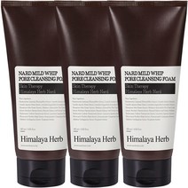 나드 마일드 휩 모공 클렌징 폼, 180ml, 3개