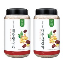 자연달램 진한 전통 대추 생강차, 500g, 2개, 2개