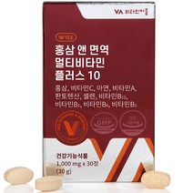 비타민마을 홍삼 앤 면역 멀티비타민 플러스 10, 1개, 30g