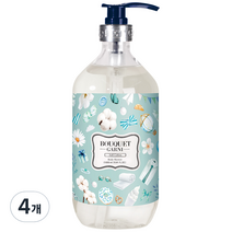 부케가르니 바디워시 소프트코튼, 1000ml, 4개