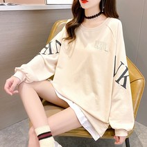 루나걸 여성용 카엘 루즈핏 맨투맨