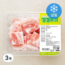 생생포크 한돈 옛날 삼겹살 (냉동), 400g, 3개