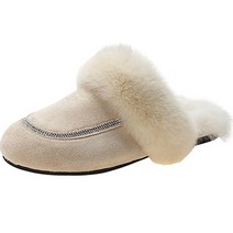 몬드스팟 여성용 키토 스웨이드 털 슬리퍼 뮬 2cm YT_RB1002_AY