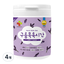 미스플러스 구름목욕시간 라벤더 입욕파우더 대팩, 500g, 4개
