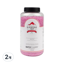 바스참 히말라야 다이아몬드솔트 입욕제 로즈, 1.2kg, 2개