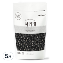 건강한밥상 국산 서리태, 700g, 5개