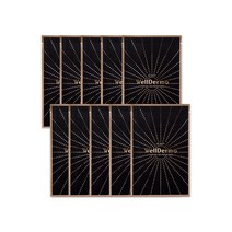 웰더마 게르마늄 차콜 씨워터 마스크팩, 10개입, 1개