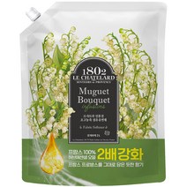 르샤트라1802 인퓨전 초고농축 섬유유연제 뮤게부케향 리필, 2L, 1개