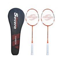 세베로 카본 입문용 배드민턴 라켓 83g 4u5 2p, 폰테 80 파워(오렌지), 1세트